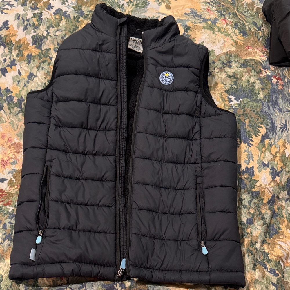 GOAT USA Kids Black Puffer Vest